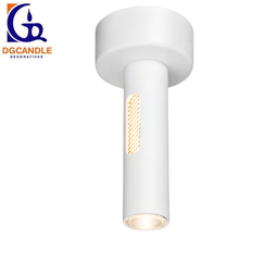 [DGPR-1028066] Lámpara LED Decorativa de Superficie, DG50164C, 5W, 4000K Blanco Natural, 85-265Vac, Dimensiones: Φ90x190mm, IP20, Blanco