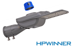 [DGPR-1028123] Lámpara de Calle LED Modular T88S03 con Base de 3 Pin, 50W, 5000K, 2170, 1x36pcs, Type I Short, SANAN 5050, 100-277Vac, Dimmable de 0-10Vdc, Supresor de pico externo de 10KV, adaptador 40-50mm, IP68, Gris