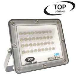 [DGPR-1028215] Reflector SMD TOP, 20W, 3000K Blanco Cálido, 100-265Vac, IP65, 90 Grados, Negra, Dimensiones: 140x100x25mm