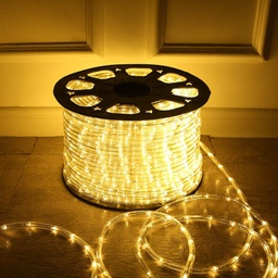 [DGPR-1028279] Manguera LED de Navidad de 2 pin, 110Vac, IP65, 2700K Blanco Cálido, 36Led/Mts, 360 Grados