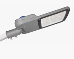 [DGPR-1028328] Lámpara de Calle LED DGIN-JY-90 con Base de 3 Pin, 90W, 3000K Blanco Cálido, Type III Medium, SANAN 3030, 100-277Vac, Dimmable de 0-10Vdc, Supresor de pico externo de 10KV, adaptador 40-50mm, IP65, Gris