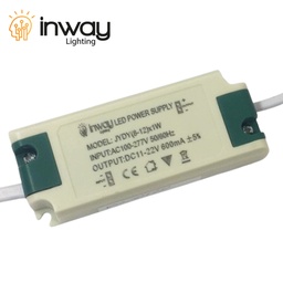 [DGPR-1028420] Driver p/Lámpara LED, IP20, 12W, 100-277Vac, Output: 11-22Vdc, 600mA