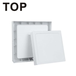 [DGPR-1028532] Panel LED Cuadrado, p/Superficie con Driver Integrado, 18W, 8.6&quot;x8.6&quot; (220x220mm), 3000K Blanco Cálido, 100-265Vac