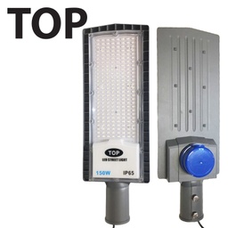 [DGPR-1028551] Lámpara de Calle LED SMD TOP tipo F con base para fotocelda Nema-3P, 150W, 6000K Blanco Frío, 100-277Vac, 70x150 Grados