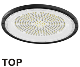[DGPR-1028620] Lámpara High Bay SMD LED, Tipo UFO TOP, 150W, 6000K Blanco Frío, 100-265Vac, IP65, 90 Grados