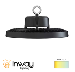 [DGPR-1028623] Lámpara High Bay SMD LED, Tipo UFO con Switch, 150W / 200W / 250W, Múltiple CCT WW 3000K / NW 4000K / CW 6000K, 100-277Vac, IP65, 90 Grados