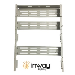 [DGPR-1028633] Cajetín p/Reflector LED RayFlex de 5 módulos, Gris