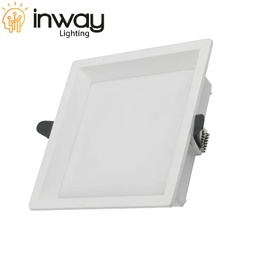 [DGPR-1028716] Down Light LED Cuadrada, 36W, 6000K Blanco Frío, 100-260Vac, Cabeza no movible, Dimensiones: 180x180x40mm, IP20, 120 Grados