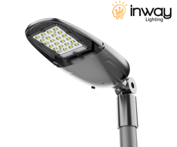 [DGPR-1028758] Lámpara de Calle LED SMD con Base de Fotocelda de 7 pin, 90W, 4000K Blanco Natural, Type II, Lumileds 3030, 100-277Vac, Dimmable de 0-10Vdc, Supresor de pico externo de 20KV/10KA, adaptador 35-50mm, IP66, Gris, 130Lm/W