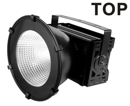 [DGPR-1028768] Reflector con Campana, 200W, 6000K Blanco Frío, 100-277Vac, IP65, 60 Grados, Negro, Dimensiones: Φ428x573mm