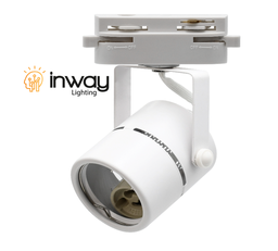 [DGPR-1028803] Cajetín p/Lámpara de Riel (Track light) LED, DG-5402-2, Base: GU10, 2 cables, Dimensiones: 60x90mm, Blanco