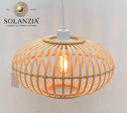 [DGPR-1028809] Lámpara Decorativa Artesanal, Esencia Ethnica, Colgante, E27, Dimensiones: Φ350xH210mm, Material: Bamboo