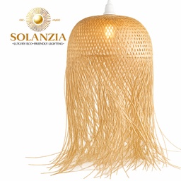 [DGPR-1028817] Lámpara Decorativa Artesanal, Duza, Colgante, E27, Dimensiones: Φ400xH700mm, Material: Bamboo