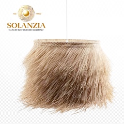 [DGPR-1028825] Lámpara Decorativa Artesanal, Estilo Libre, Colgante, E27, Dimensiones: Φ700xH400mm, Material: Rattan