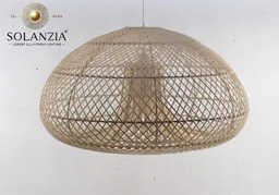 [DGPR-1028826] Lámpara Decorativa Artesanal, Dome, Colgante, E27, Dimensiones: Φ520xH305mm, Material: Rattan