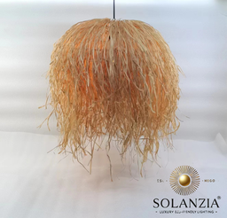 [DGPR-1028829] Lámpara Decorativa Artesanal, Sombra de Sueño, Colgante, E27, Dimensiones: Φ500xH500mm, Material: Rafia