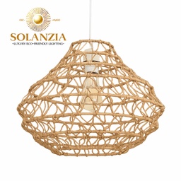 [DGPR-1028834] Lámpara Decorativa Artesanal, Cuerda de Papel, Colgante, E27, Dimensiones: Φ405xH310mm, Material: Cuerda de Papel