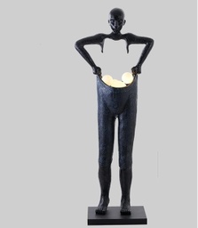 [DGPR-1028845] Eos Radiante: Una figura estelizada que irradia luz desde el centro del cuerpo, simbolizando el amanecer y la renovación, derivado de Eos.