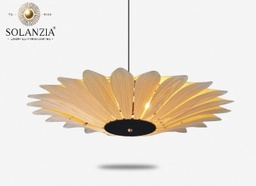 [DGPR-1028859] Lámpara Decorativa Artesanal Colgante, Galápagos Bird, E27, Dimensiones: 600mm, Material: Madera