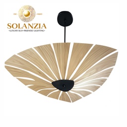 [DGPR-1028860] Lámpara Decorativa Artesanal Colgante, Uva de Mar, E27, Dimensiones: 600mm, Material: Madera