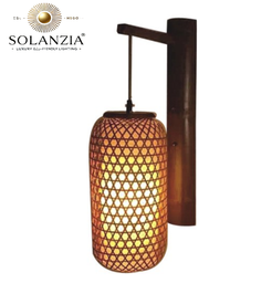 [DGPR-1028863] Lámpara Decorativa Artesanal de pared (Aplique), Japan Street, E27, Dimensiones: 200x400mm, Material: Bamboo