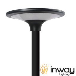 [DGPR-1028883] Lámpara Solar Garden Light LED, 20W, con Panel Integrado de 12.5W, 10V, 3000K + 4000K, Con Batería de Litio 38.4Wh, 6.4V, 6000mAh, Base: 50-60mm, IP65, 360 Grados