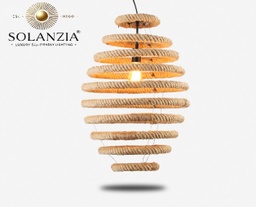 [DGPR-1028888] Lámpara Decorativa Artesanal Colgante, Pooh, E27, Dimensiones: 250x400mm, Material: Cuerda de cáñamo