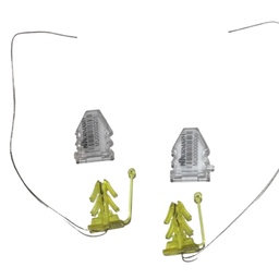 [DGPR-1028906] Sello de Seguridad Ancla Lateral No.8, Código de Color: Blanco con Amarillo, Dimensiones: 27x20.25x7.5mm, Material: PC
