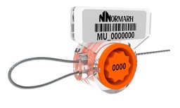 [DGPR-1028910] Sello de Seguridad Tipo Rotopress No.3, Código de Color: Naranja, Dimensiones: 23x20.7x10.4mm, Material: PC
