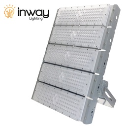 [DGPR-1028928] Reflector LED RayFlex de 5 módulos, 500W, 6000K Blanco Frío, 100-277Vac, IP65, 30 Grados, Gris