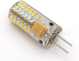 [DGPR-1029211] Bombilla LED tipo Corn, G4, 3W, 3000K Blanco Cálido, 100-130Vac, Dimensiones: Ф12x37mm, IP20, 360 Grados