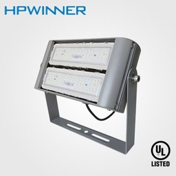 [DGPR-1029563] [DGPR-1029517] Lámpara Flood Light LED Modular FL2C-2, 120W, 2 Módulos, 3000K Blanco Cálido, M33A-VCA (1x63pcs), 1325, 25 Grados, SANAN 3030, 72,000 horas de vida útil, 100-277Vac, IP68, Gris